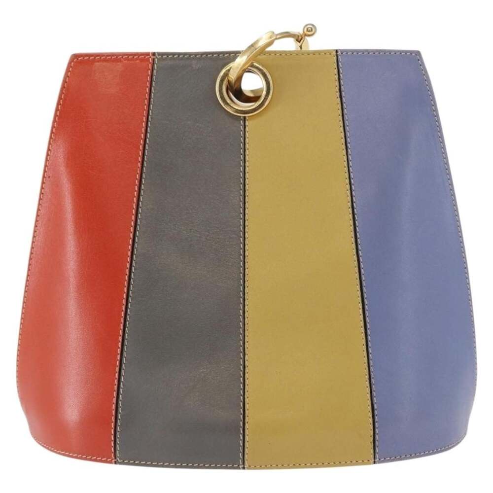 Salvatore Ferragamo Leather Shoulder Bag Multicolor